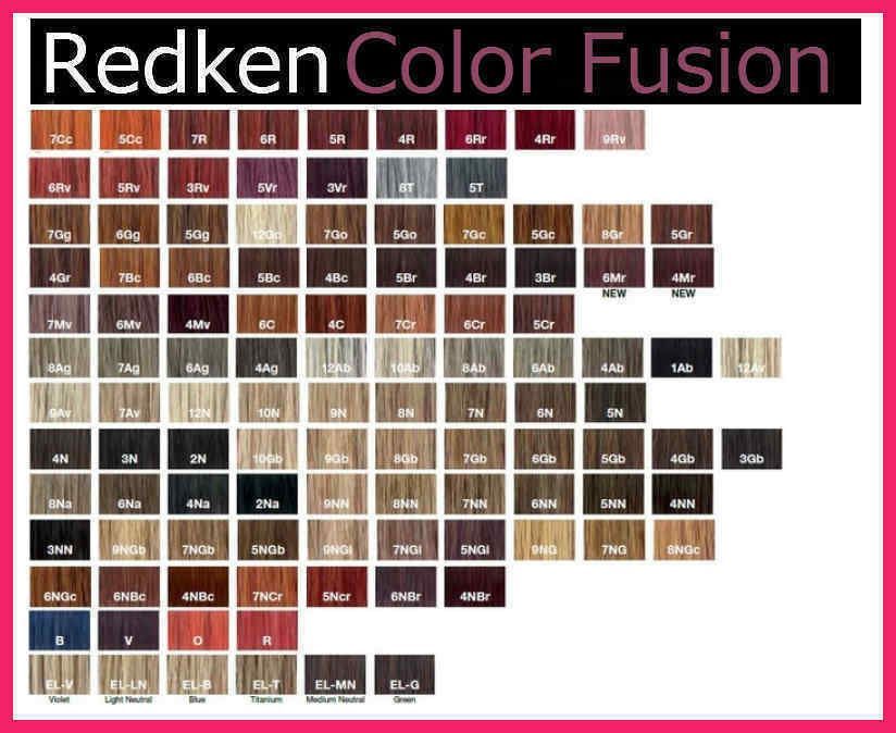 Redken color chart fusion hair shades eq chromatics charts google gels formulas search fashionandbeautystore lines toner haircolor colors cool haarfarben