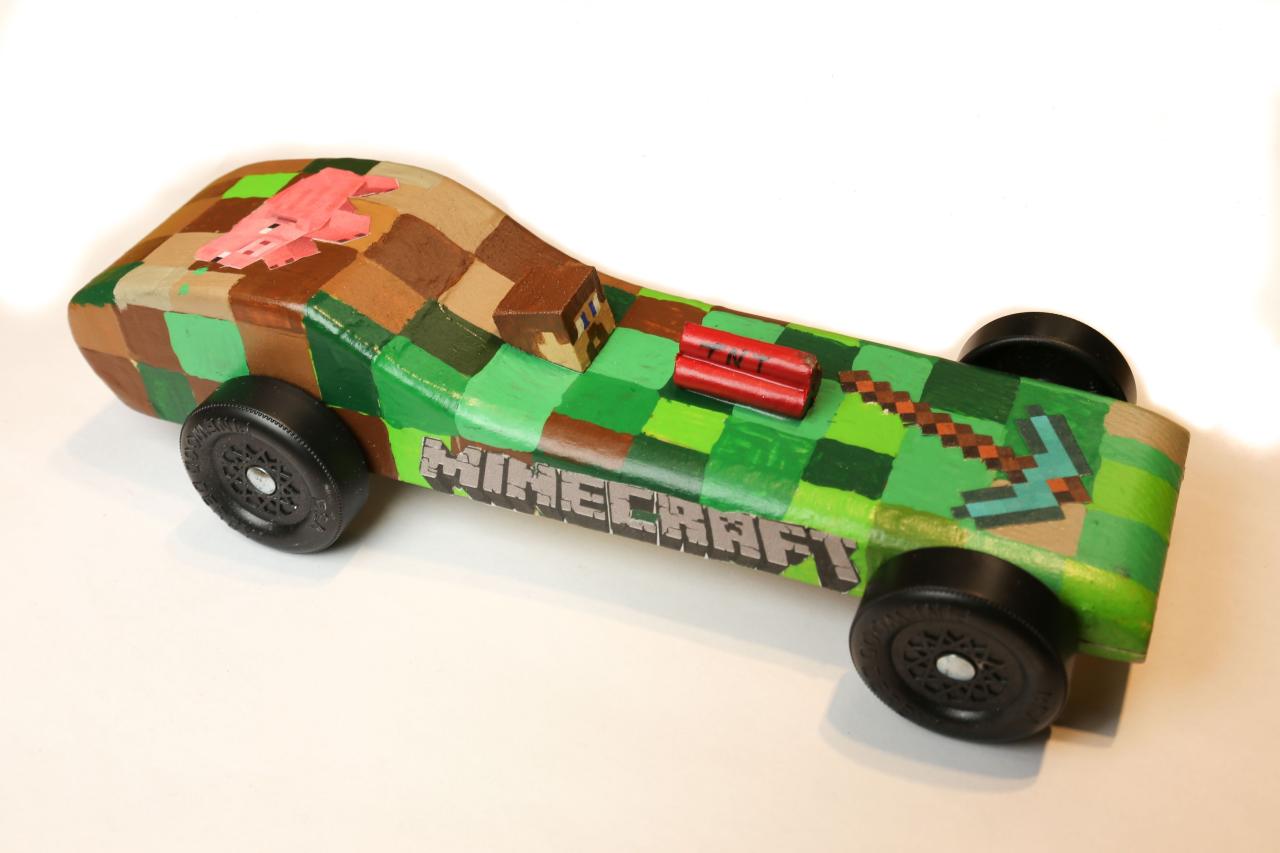 Pine box derby car templates