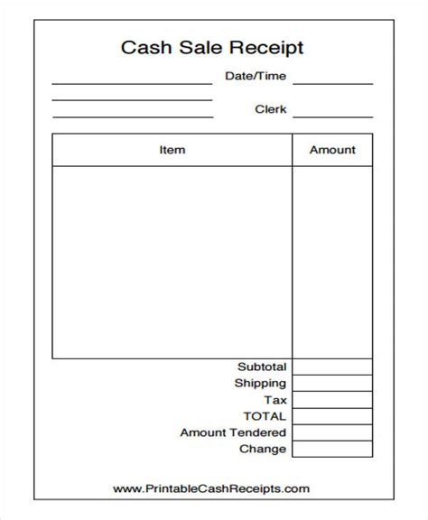 Conclusion Cash Bill Format