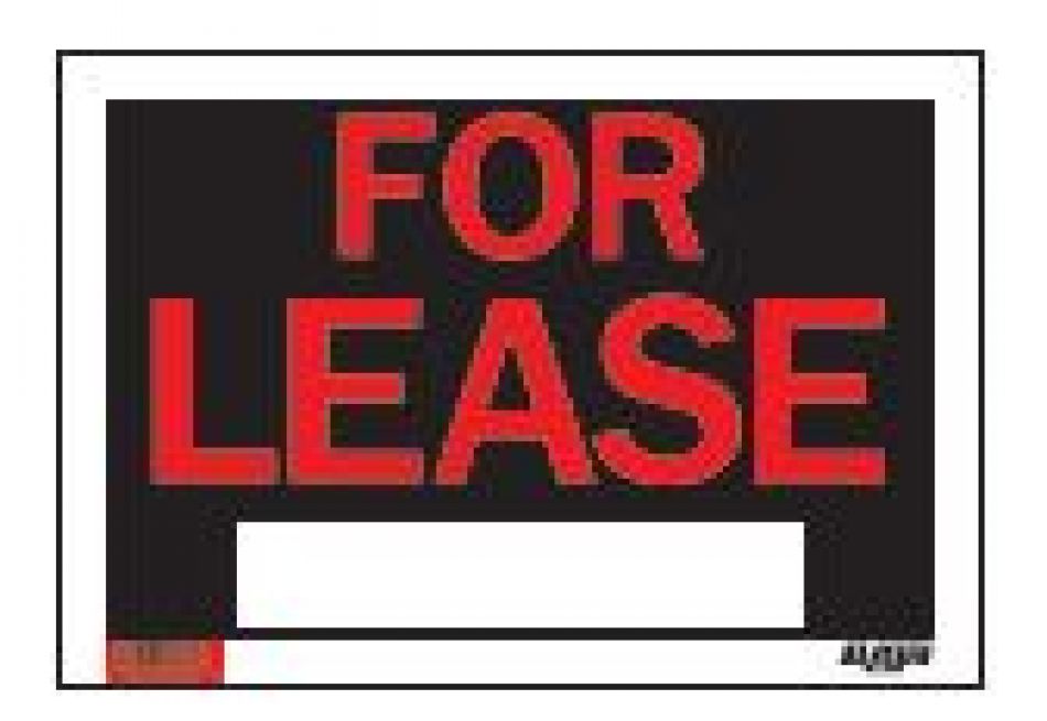 Elegant for lease sign template