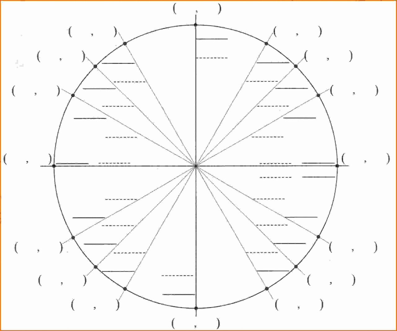 Circle unit blank fill mathwarehouse answer graph formula printables printable filled math trigonometry algebra worksheets trigonometric use worksheet show answers