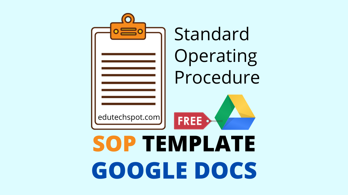 Sop template google docs