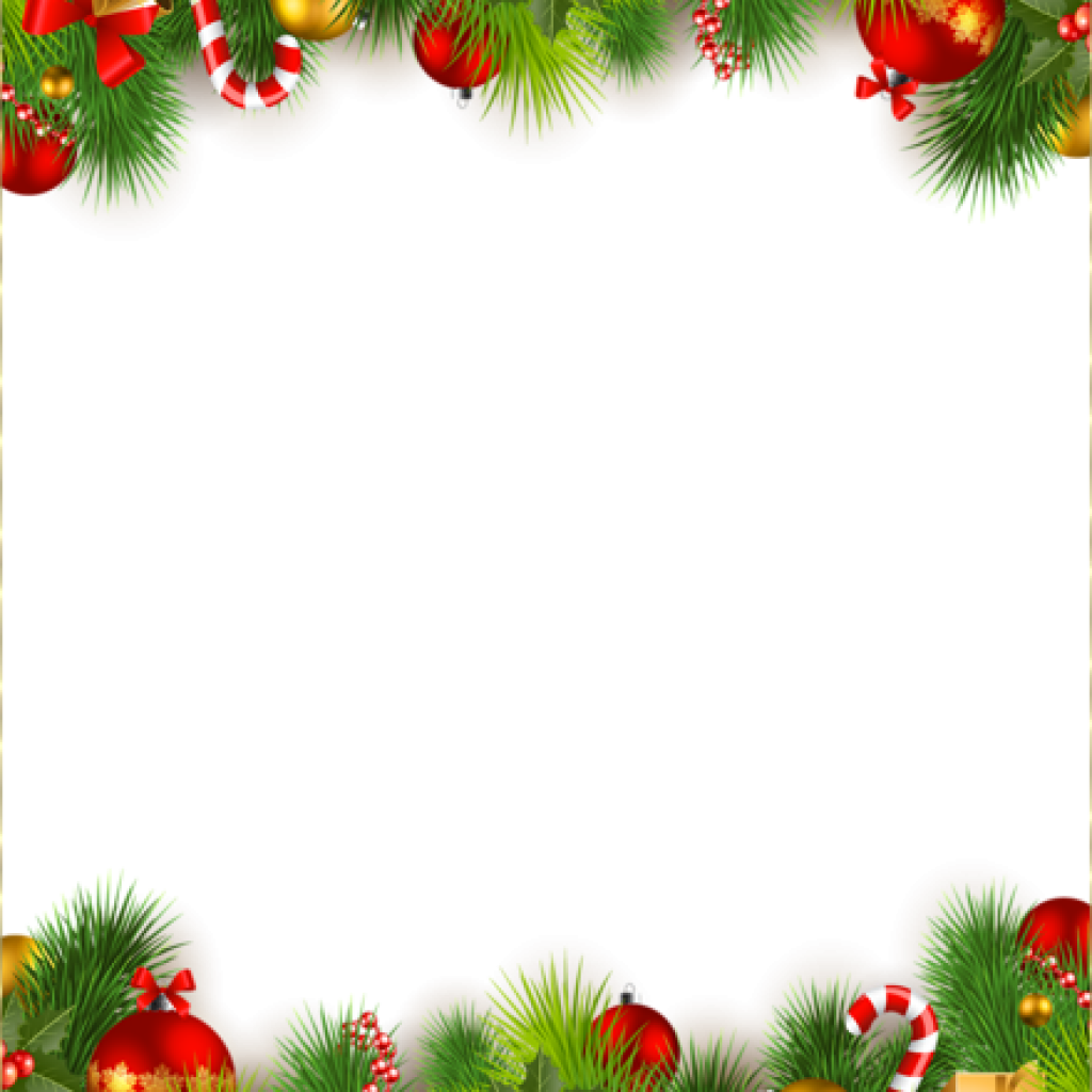 Christmas holiday clip art borders