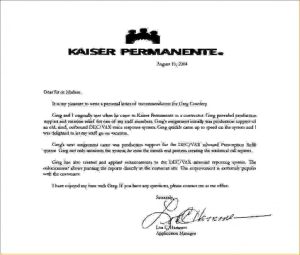 Kaiser doctors note template