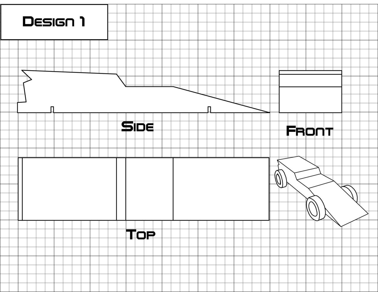 Pine box derby car templates