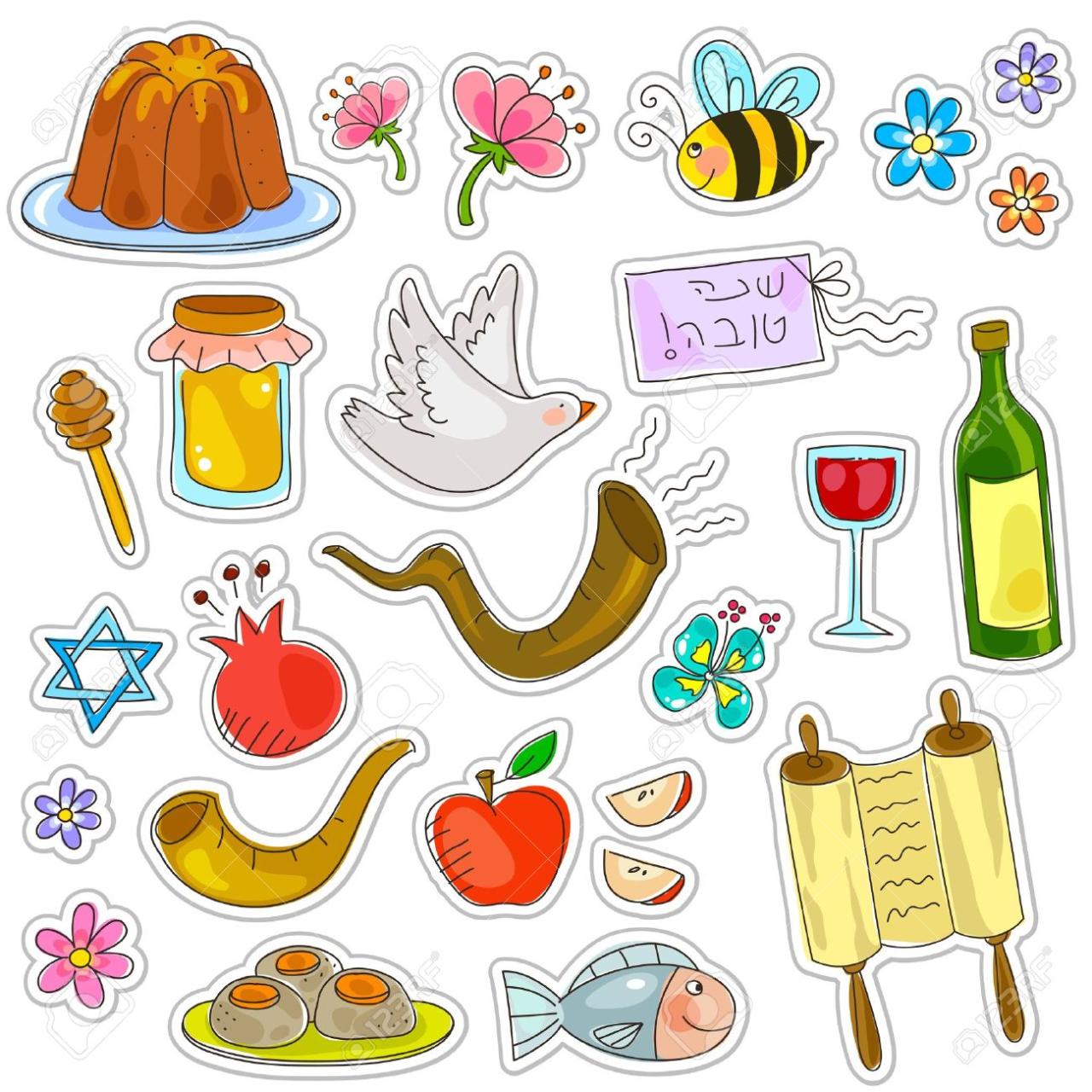 Clip art rosh hashanah