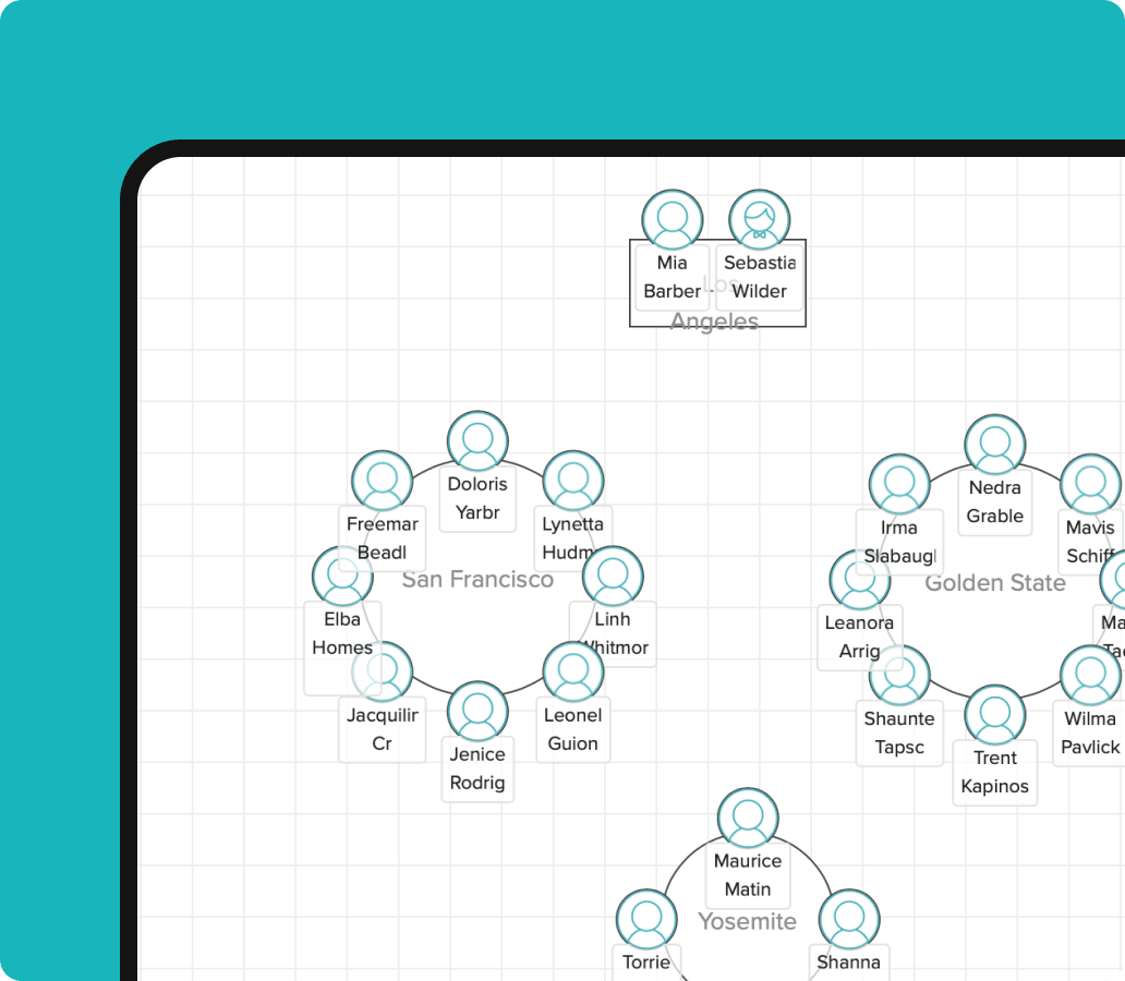 Wedding wire seating chart