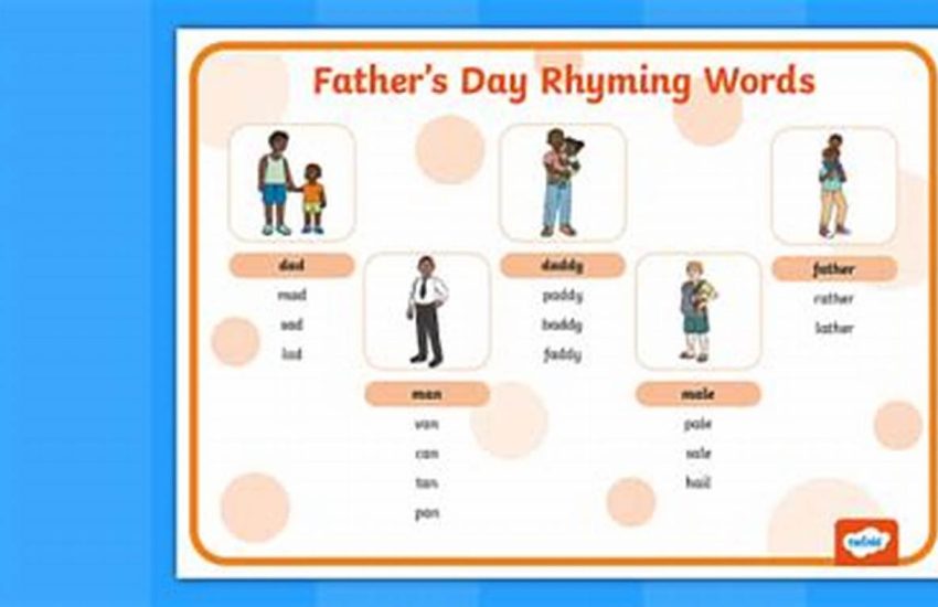 Father Rhyming Words