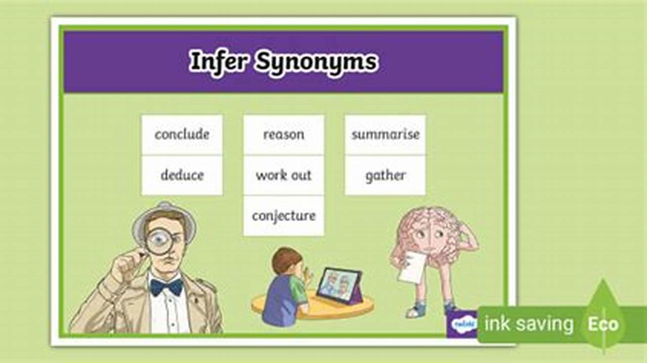 Synonym For Infer