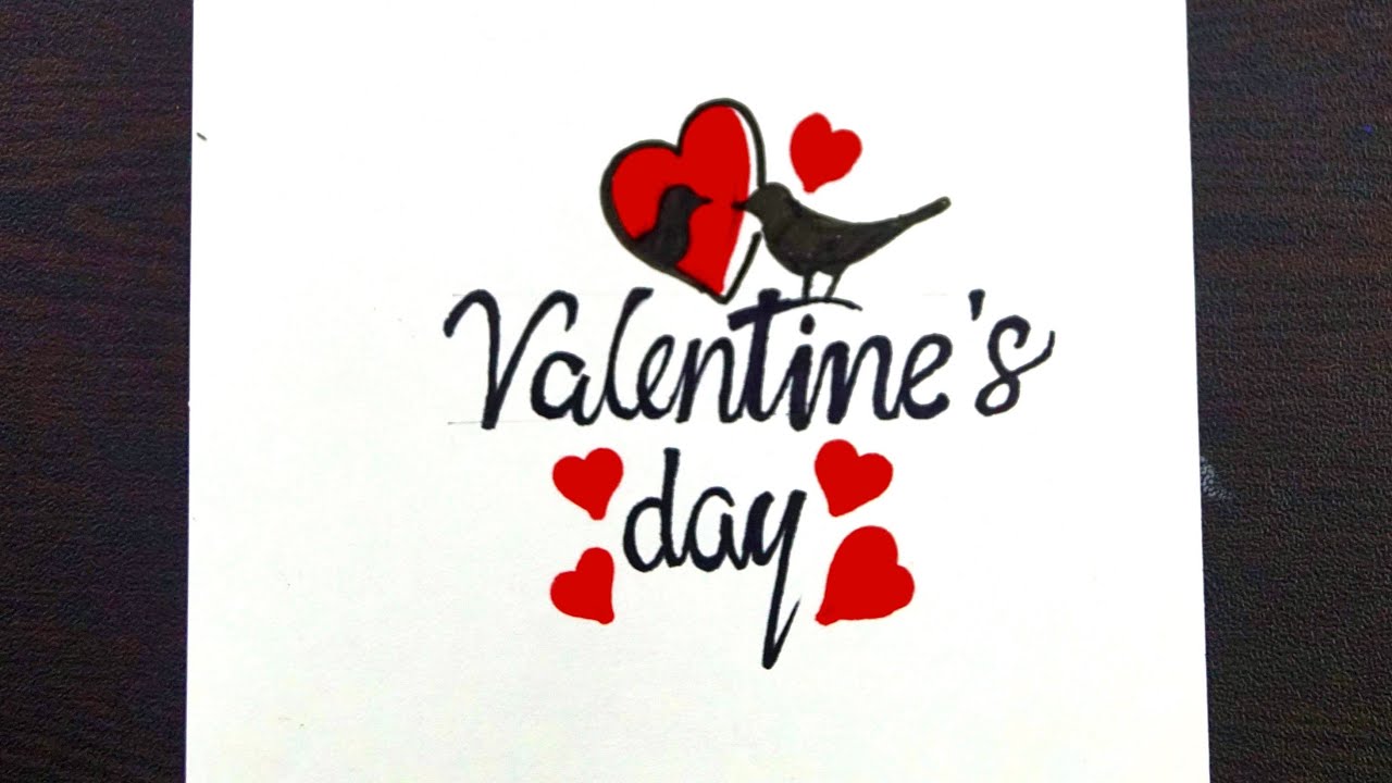Valentine's Day Special Calligraphy How To Write Valentine's Day In Style Cursive YouTube