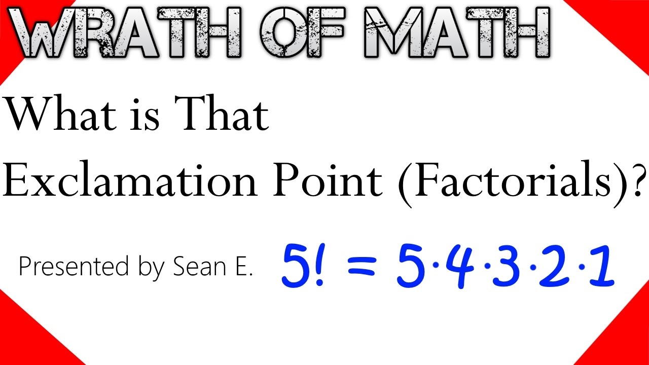 Exclamation In Math