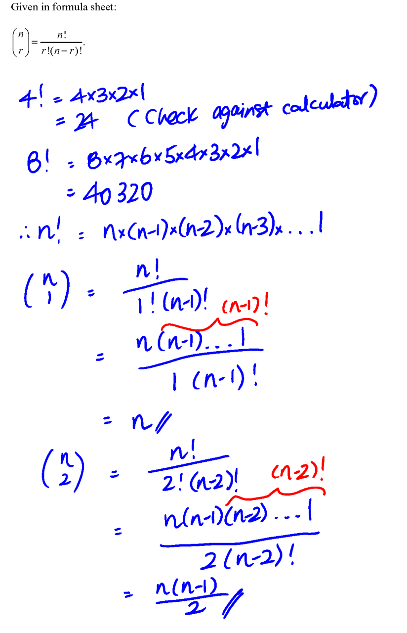 The Exclamation Mark ! in Binomial Theorem
