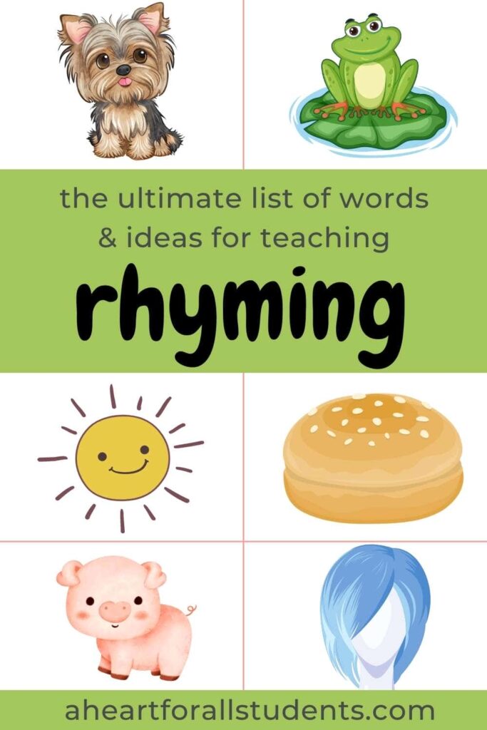 At Rhyming Word List
